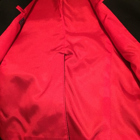 PENDLETON PURE VIRGIN WOOL BLAZER JACKET NAVY BLUE GOLD TONE BUTTONS MENS 42 - Picture 6 of 9